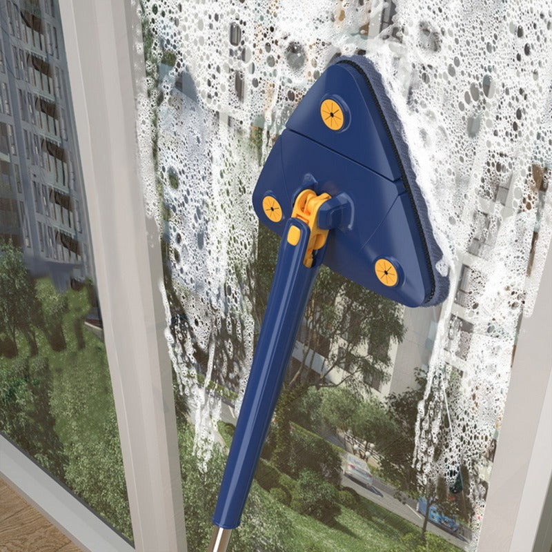 LTS FAFA Vadrouille de nettoyage rotative avec poignée réglable vadrouille  de nettoyage inerte pour la maison mur plafond sol verre nettoyant 1 pièces