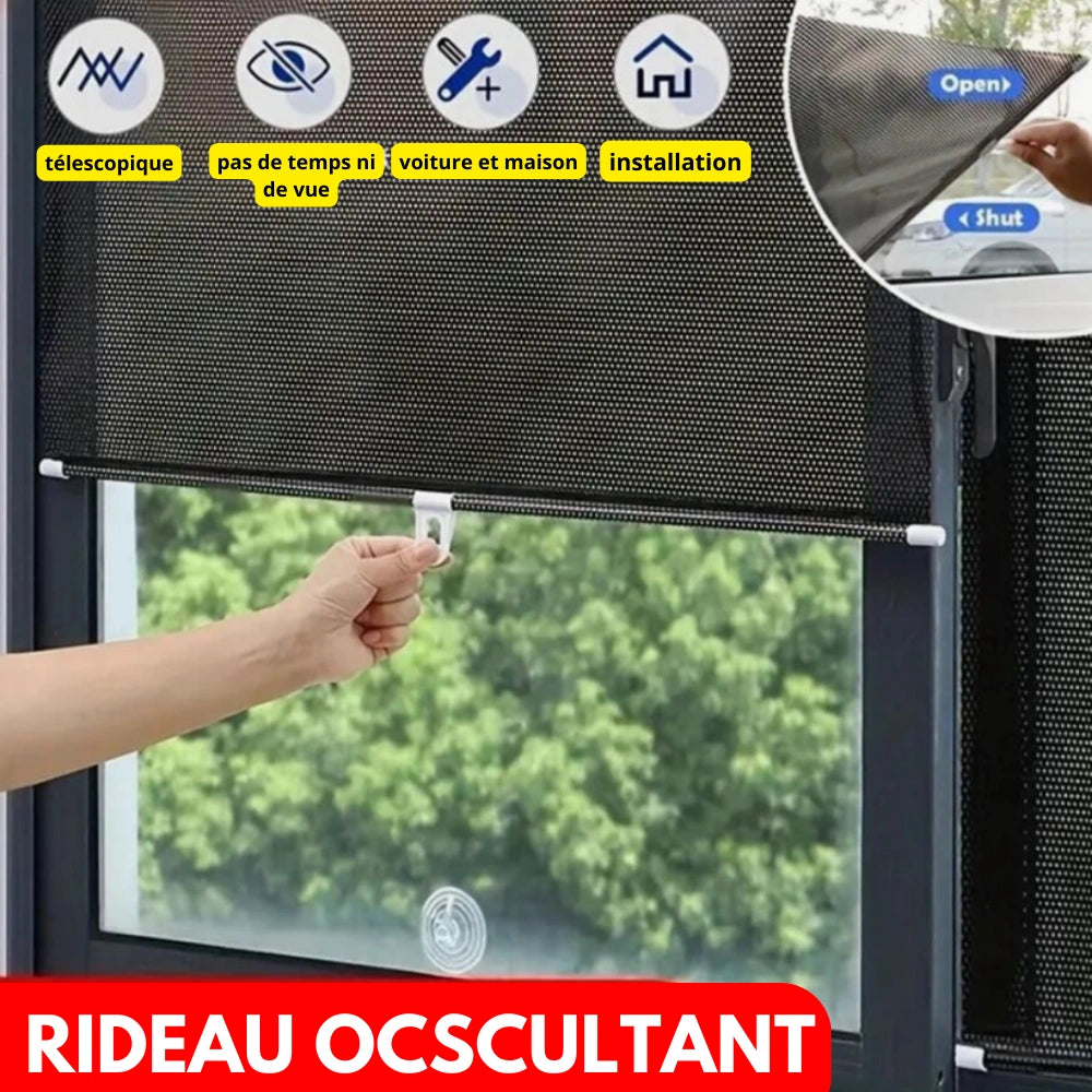 Pare-Soleil à Ventouse : Stores Enrouleurs et Rétractables pour une Protection Parfaite (68 x 125 cm)