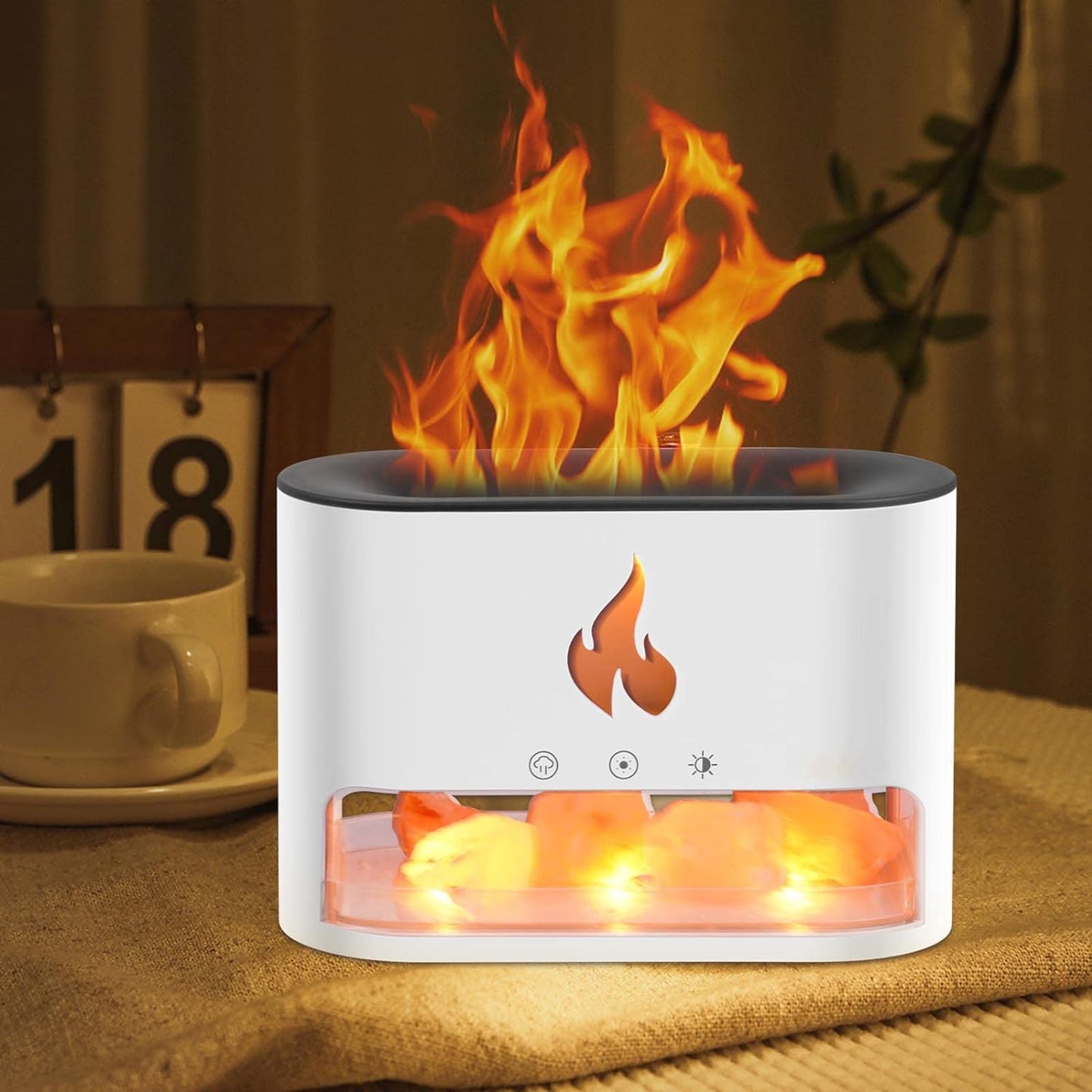 Diffuseur de flamme électrique USB pour huiles essentielles