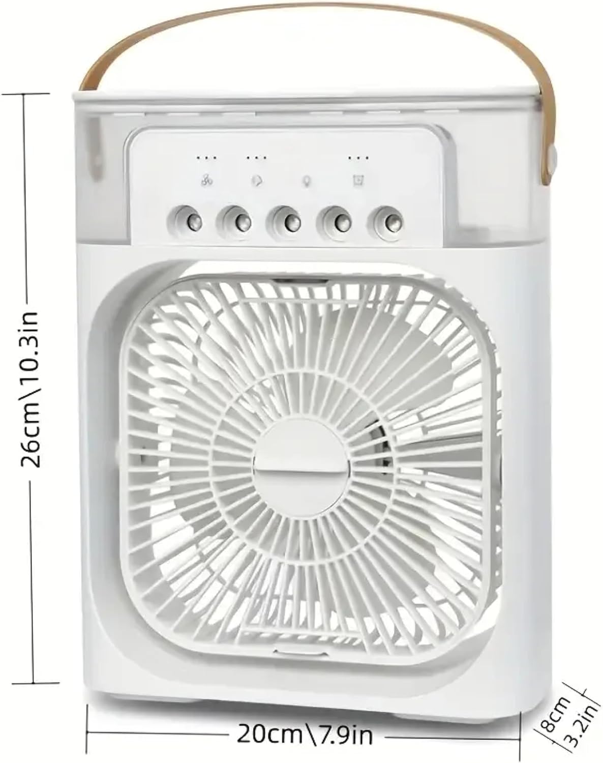 Ventilateur de Refroidissement avec Humidificateur Intégré