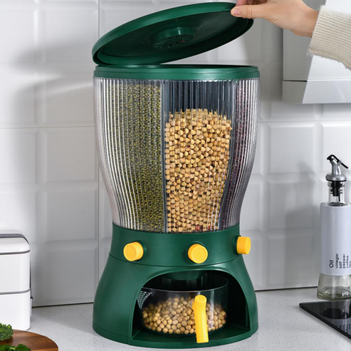 Distributeur de grains multifonctionnel rotatif