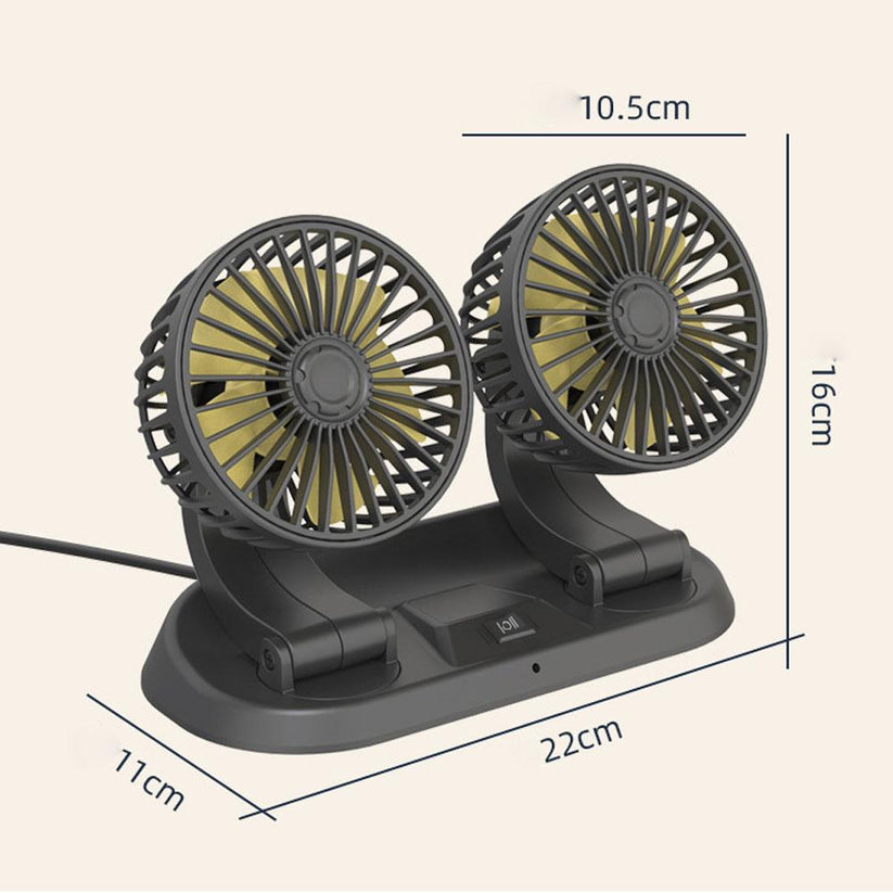 Ventilateur De Voiture à Double Tête