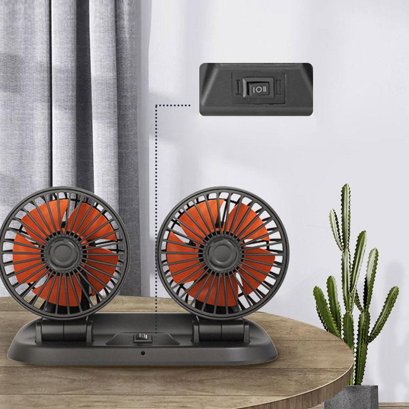 Ventilateur De Voiture à Double Tête