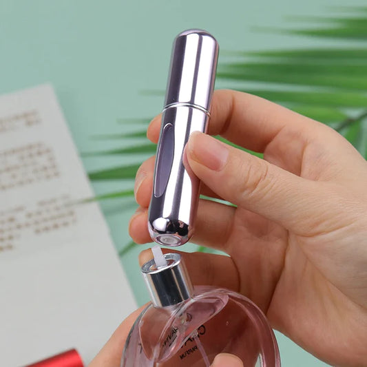6 Mini Bouteille De Parfum Portable Rechargeable Avec Pompe De Parfum En Spray