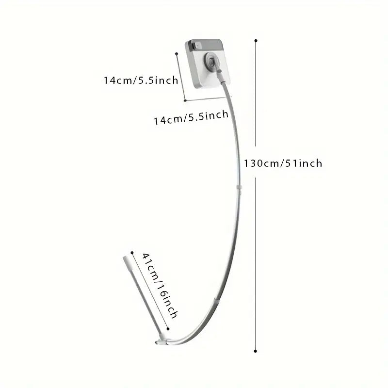 Raclette Télescopique Double Face pour Nettoyage de Vitres - Utilisation Intérieure et Extérieure