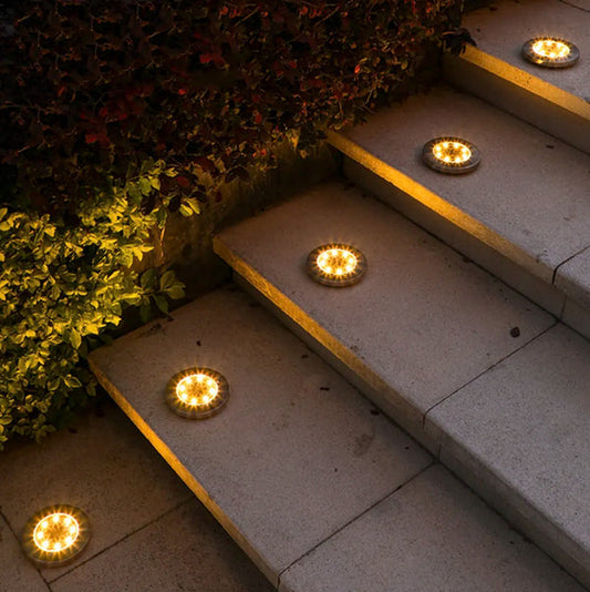 Spot Lumineux à Énergie Solaire Pour Jardin, Escaliers et Terrasses