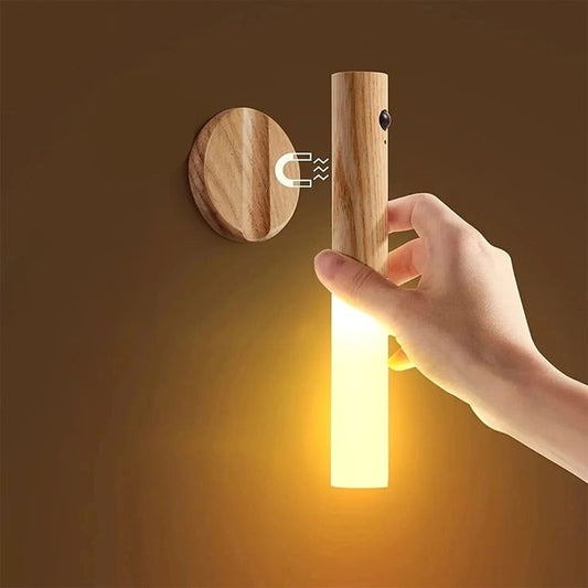 Lampe Magnétique en Bois