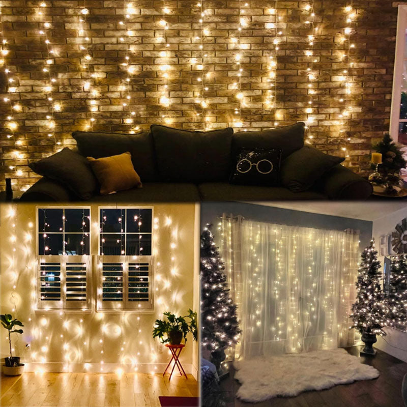 Décoration Lumineuse 10 bandes dans chaque bande  3 Mètres